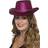 Smiffys Cowboy Glitter Hat Pink