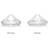 PartyDeco Diamant kortholder Transparent