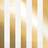 Unique Party 32312 Foil Gold Striped Paper Napkins 16-pack