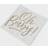 Ginger Ray Gold Foiled Oh Baby Shower Paper Party Sixteen Pack, White, Napkins 16pk