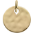 Monica Vinader Ziggy Round Pendant Charm - Gold