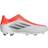 Adidas Junior X Speedflow.3 Laceless FG - Cloud White/Iron Metallic/Solar Red