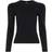 Pieces Anna Long Sleeved Blouse - Black