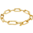 Monica Vinader Gold Alta Capture Charm Bracelet