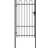 vidaXL Fence Gate Single Door with Arched Top 100x225cm