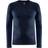 Craft Core Dry Active Comfort LS Baselayer Shirt - Navy Blue