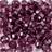 Creativ Company Facetperler, diam. 4 mm, hulstr. 1 mm, lilla, 45 stk. 1 streng