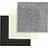Creativ Company Filt med huller, ark 20x20 cm, tykkelse 3 mm, grå, off-white, sort, 12