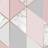 Sublime Marble Blush Geo Wallpaper