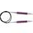 Knitpro Zing Rundpinde Aluminium 80cm 10,00mm 31.5in US15 Ruby