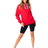 Hype Womens Drawstring Pullover Hoodie - Red