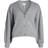 Object Collector's Item Eve Nonsia Balloon Sleeved Knitted Cardigan - Light Grey Melange