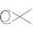 Knitpro Zing Rundpinde Aluminium 150cm 3,00mm 59in US2Â½ Jade