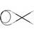 Knitpro Karbonz Rundpinde Kulfiber 40cm 3,00mm 15.7in US2Â½