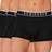 Schiesser 95/5 Organic Cotton Woven Elastic Wistband Boxer Briefs 3-pack - Black