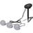 vidaXL Solar Powered Light Balls Bedlampe 3stk
