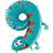 Generique Animaloons tal ballon Fødselsdags ballon 9 Geggo