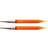Knitpro Trendz Udskiftelige Rundpinde Akryl 13cm 10,00mm US15 Orange