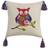 Permin Broderikit Aida Pude Ugle 30x30cm