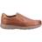 Hush Puppies Aaron Slip On Leren Schoen - Kastanjebruin