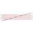 Knitpro Zing Strumpstickor Aluminium 20cm 6,50mm 7.9in US10½ Coral