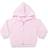 Larkwood Baby/Kid's Zip Through Hooded Sweatshirt/Hoodie - Pale Pink