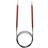 Knitpro Zing Rundpinde Aluminium 150cm 5,00mm 59in US8 Ruby