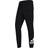 Adidas Essentials Fleece Tapered Cuff Logo Pants - Black/White