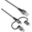 Trust USB A-USB Micro B/USB C/Lightning 1m