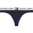 Tommy Hilfiger Organic Cotton Logo Thong - Navy Blazer