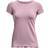 Under Armour HeatGear Armour Short Sleeve T-shirt Women - Mauve Pink/Metallic Silver