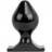 All Black Vinyl Anal Plug 16.5cm