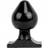All Black Vinyl Anal Plug 19cm