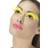 Smiffys 80s Polka Dot Eyelashes Neon Yellow