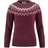 Fjällräven Övik Knit Sweater W - Dark Garnet