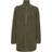 Svea Long Pile Zip Sweat - Dark Army