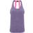 Tridri Double Strap Back Vest Women - Purple Melange