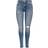 Only Power Life Mid Push Skinny Fit Jeans - Blue/Medium Blue Denim