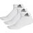 Adidas Cushion Ankle 3-Pack - White, Unisex