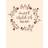 A Little Lovely Company Poster Sweet Child 50x70cm