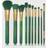 Spectrum 10 Piece Malachite Brush Set