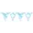 Folat Blue Baby Shower Boy Bunting 6 meter