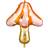 PartyDeco Champignon Mega Folieballon