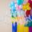 Ginger Ray Clear Rainbow Confetti Filled 'Happy Birthday' Balloon Banner Bunting Party Decoration 1.5m in length