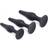 Master Series 3-pcs Silicone Anal Plug Set