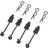 Arrma Body Clip Retainer 1/8 Scale Black (4) (AR390178)