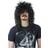 Hisab Joker Heavy Metal Paryk Sort Halloween & Maskerade Black