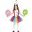 Fiestas Guirca Dots Circus Clown Girl Costume