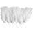 Creativ Company Feathers, L: 11-17 cm, white, 18 bundle/ 1 pack