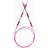 Knitpro SmartStix Rundpinde Aluminium 100cm Pink 3,50mm